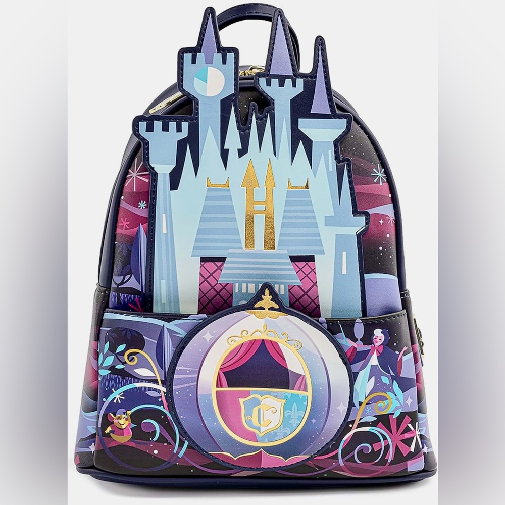 Disney Cinderella Castle Loungefly Backpack